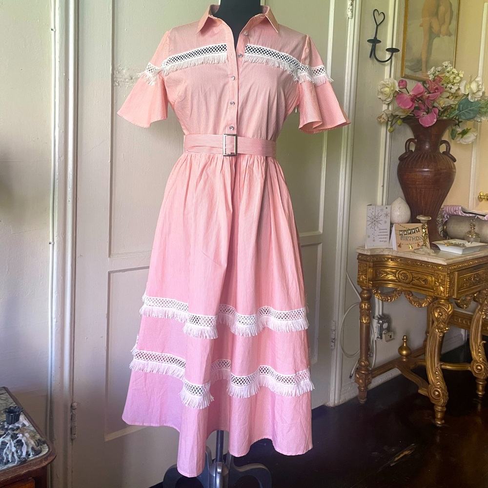 Romantic Fringe Summer Shirt/Dress